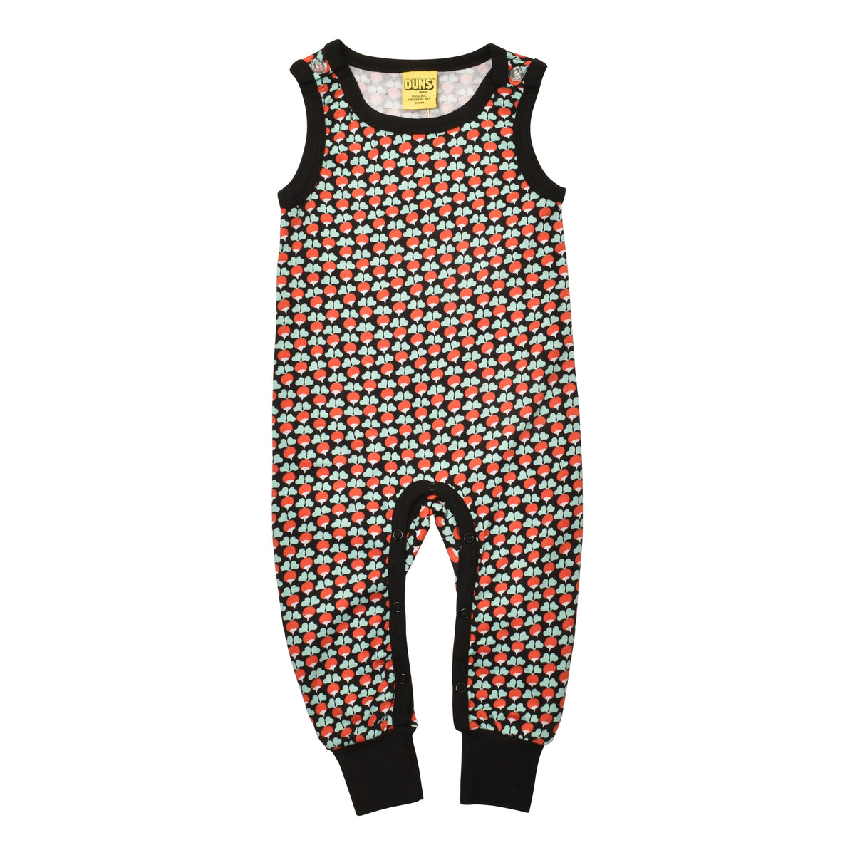 Mini Radish - Black Dungarees - 1 Left Size 18-24 months-Duns Sweden-Modern Rascals