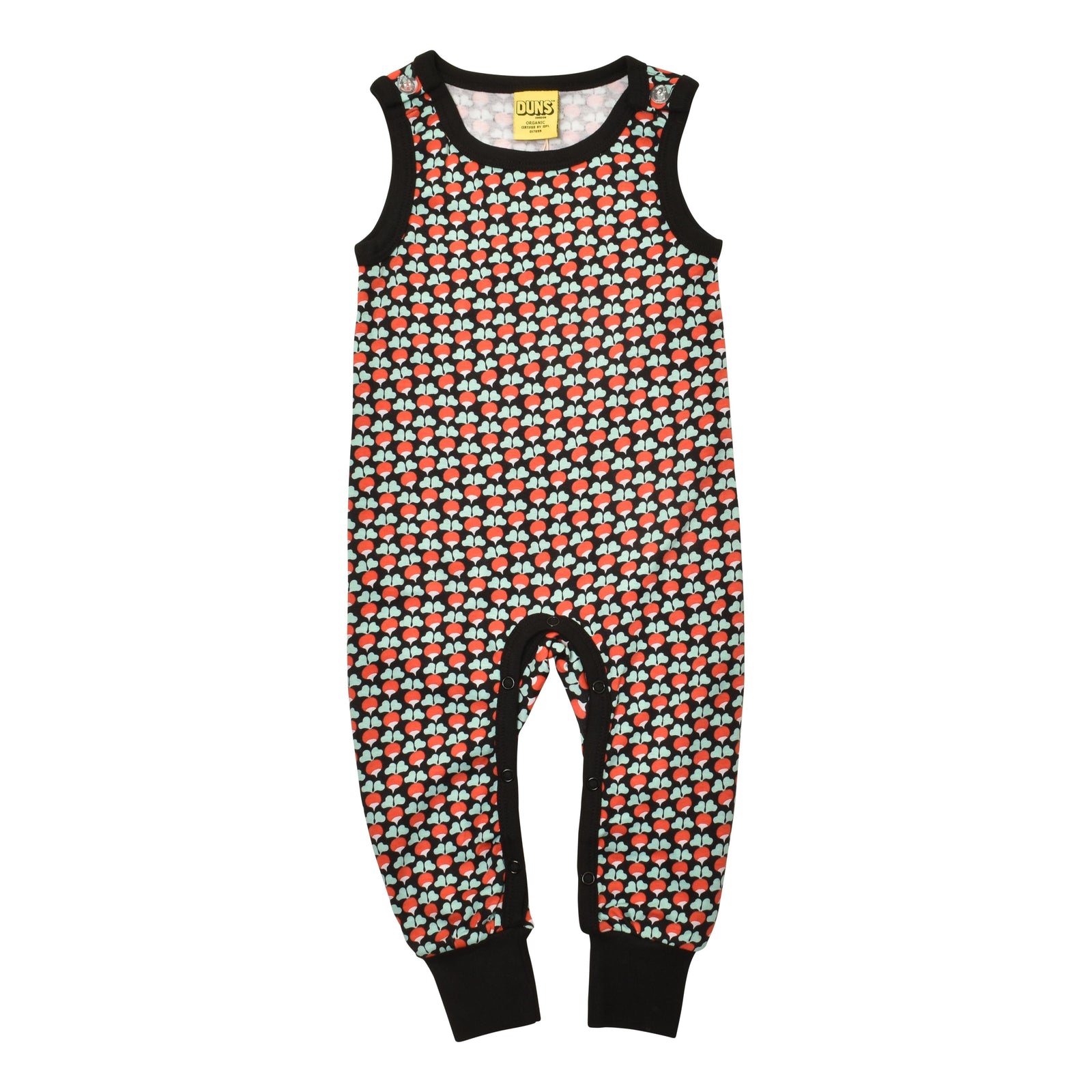 Mini Radish - Black Dungarees - 2 Left Size 12-18 & 18-24 months-Duns Sweden-Modern Rascals