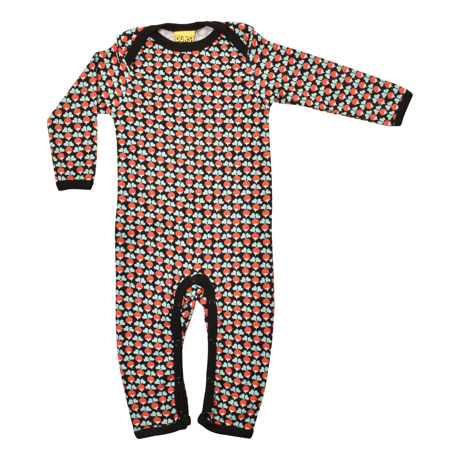 Mini Radish - Black Long Sleeve Long Legged Suit-Duns Sweden-Modern Rascals