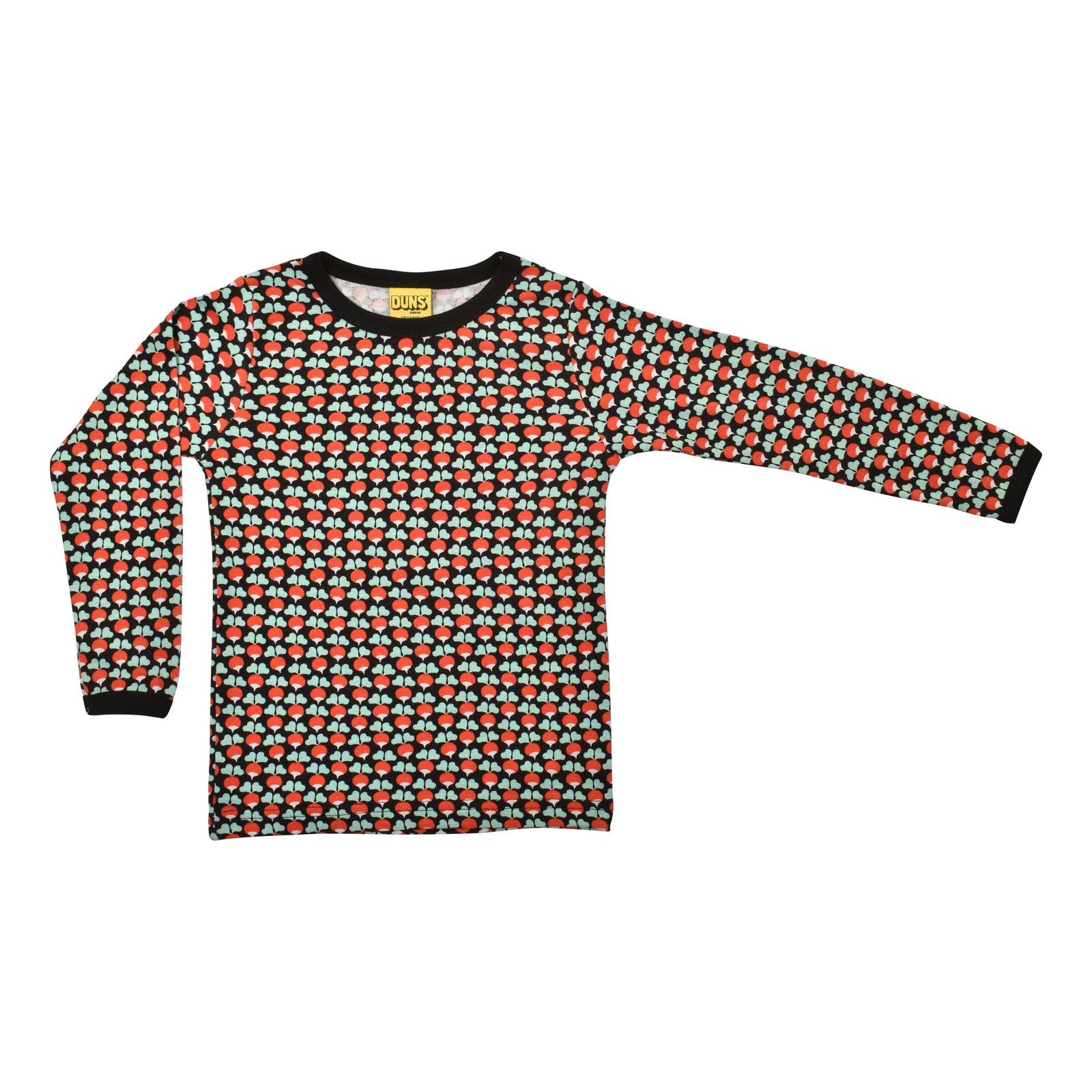 Mini Radish - Black Long Sleeve Shirt - 2 Left Size 5-6 & 6-7 years-Duns Sweden-Modern Rascals