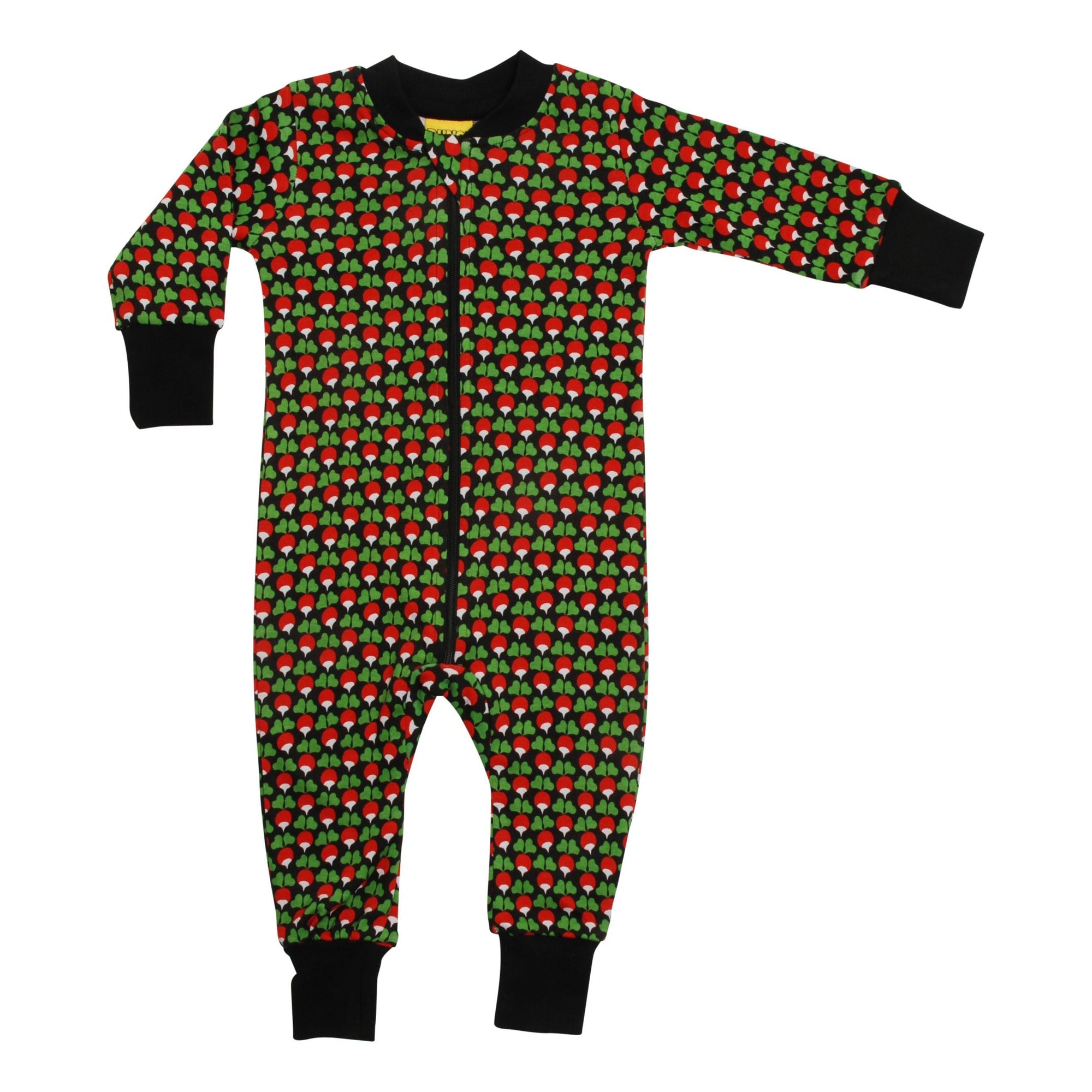 Mini Radish - Black Zippersuit-Duns Sweden-Modern Rascals