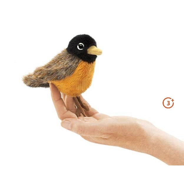 Mini Robin Finger Puppet-Folkmanis Puppets-Modern Rascals