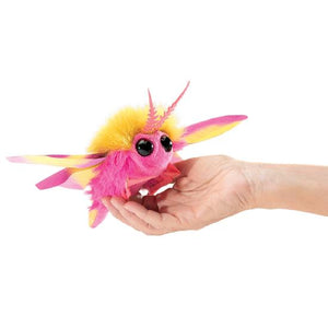 Mini Rosy Maple Moth Finger Puppet-Folkmanis Puppets-Modern Rascals