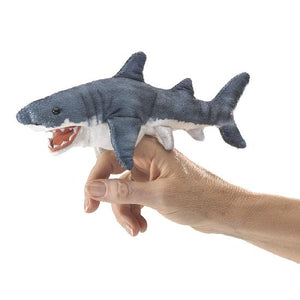 Mini Shark Finger Puppet-Folkmanis Puppets-Modern Rascals