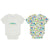 Minibeasts Green Short Sleeve Onesies - 2 Pack-Piccalilly-Modern Rascals