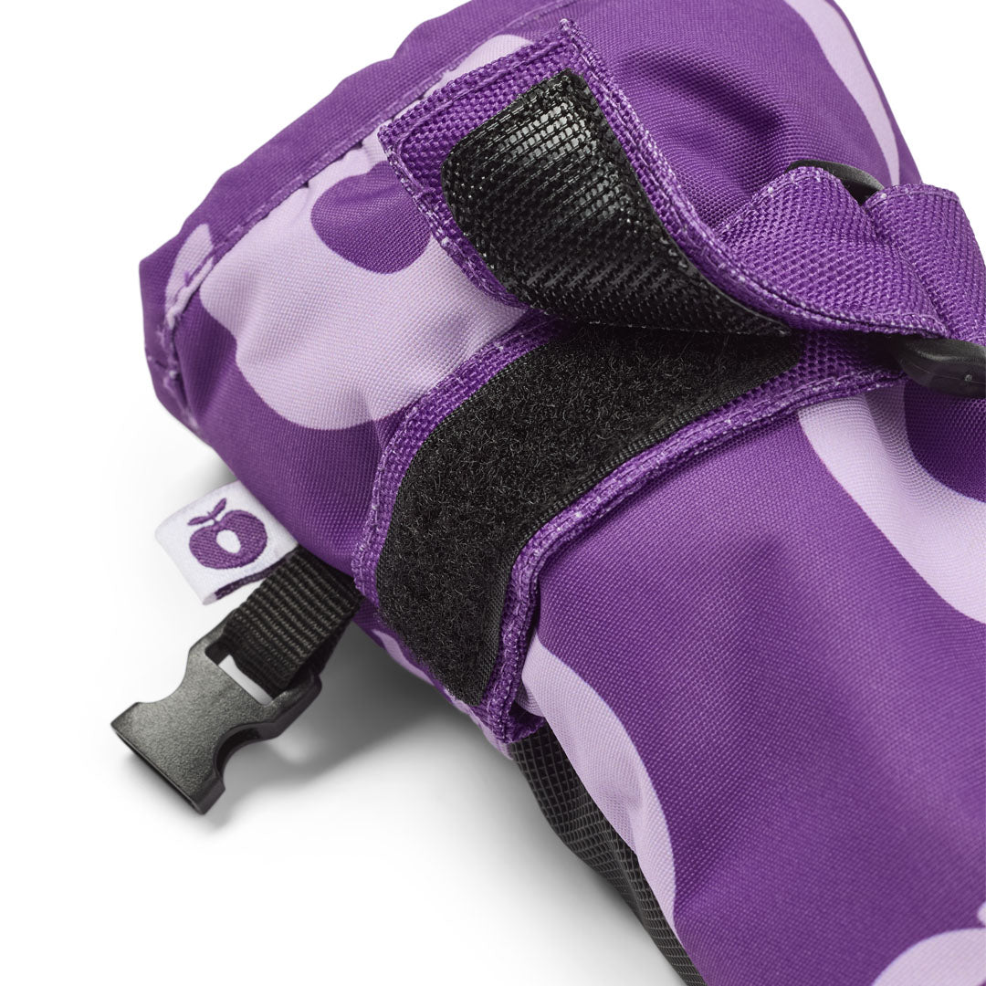 Mittens With Apples in Purple Shadow-Smafolk-Modern Rascals