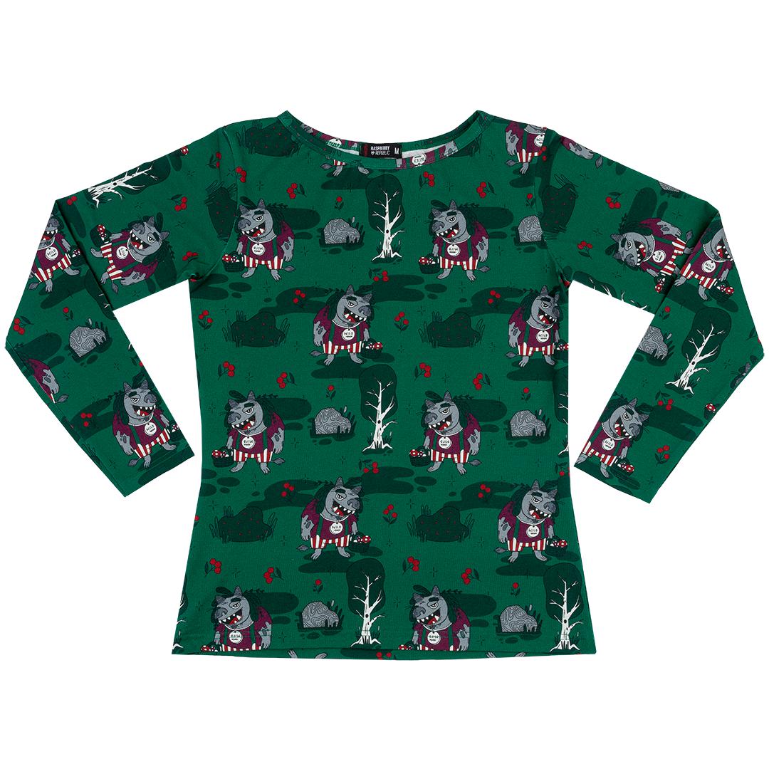 Mom's Forest Trolls Long Sleeve Shirt - 1 Left Size S/M-Raspberry Republic-Modern Rascals
