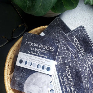 Moon Phases Flash Cards-Stephanie Hathaway Designs-Modern Rascals