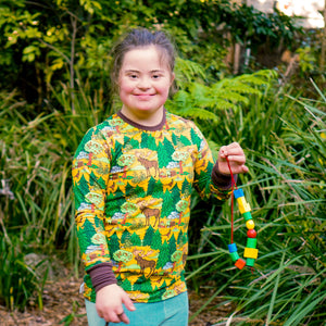 Moose Long Sleeve Shirt-Uddevalla Barn-Modern Rascals