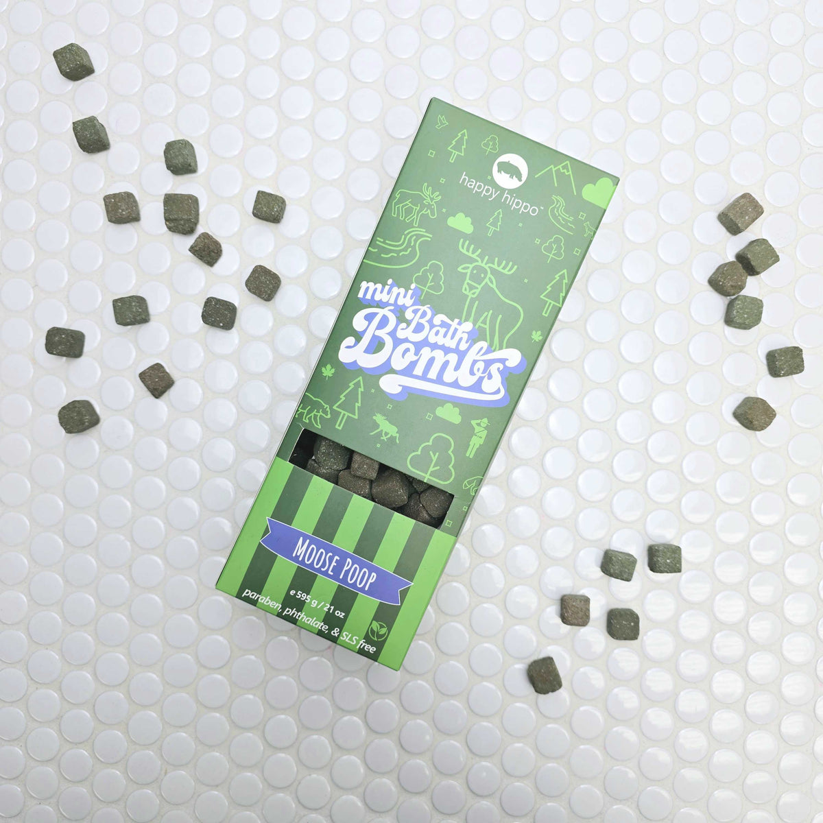 Moose Poop Mini Bath Bombs - Big Box-Happy Hippo Bath Co.-Modern Rascals