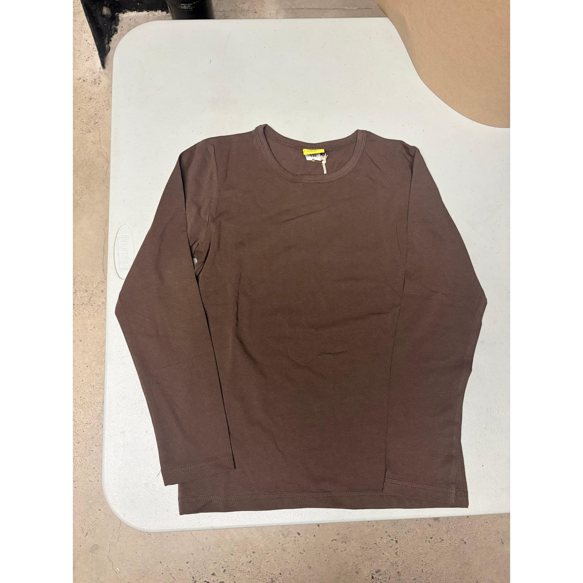 More Than A Fling Chocolate Brown Long Sleeve Shirt - Size 8-10 years (140cm)-Warehouse Find-Modern Rascals
