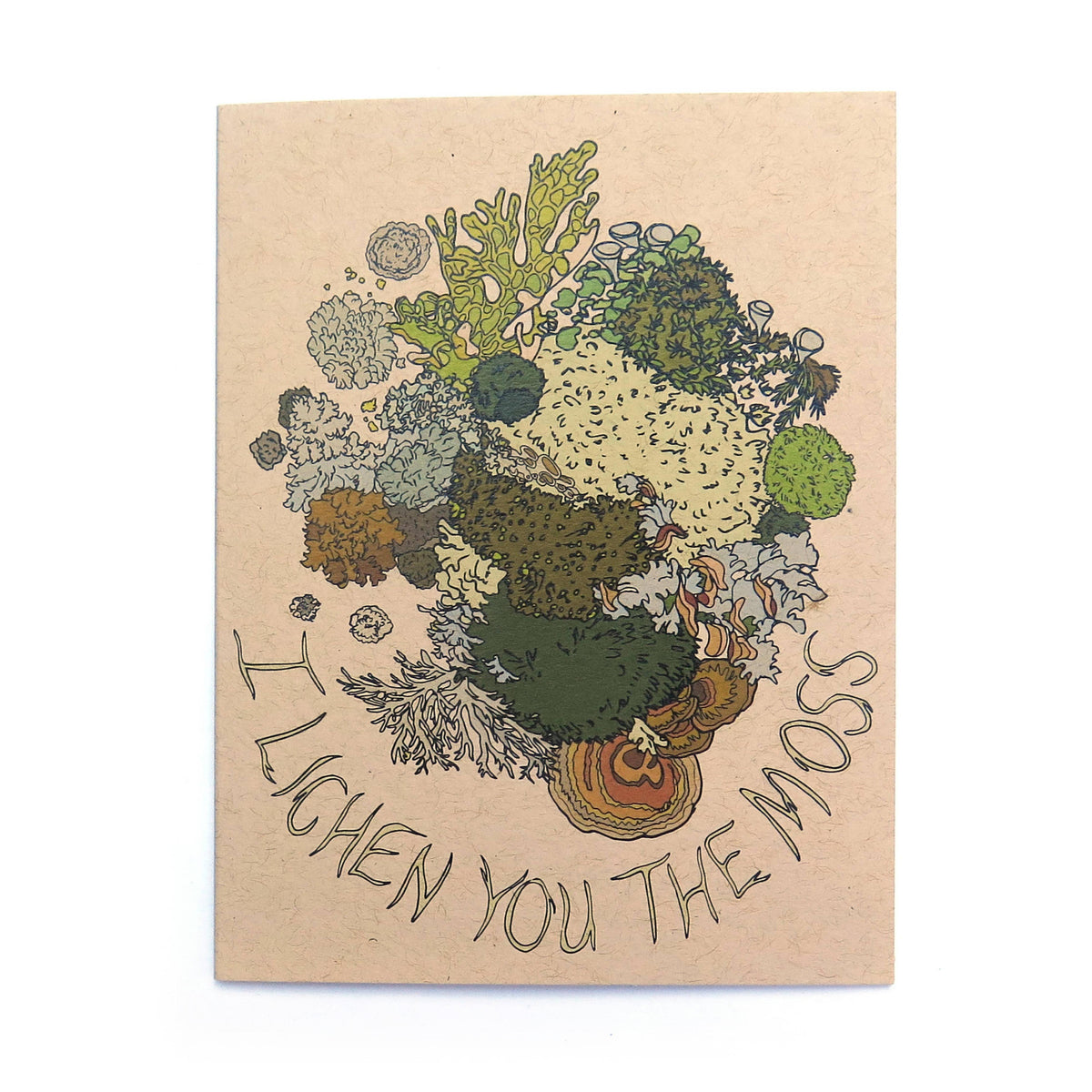 Moss and Lichen Card-Wild Life Illustration Co.-Modern Rascals