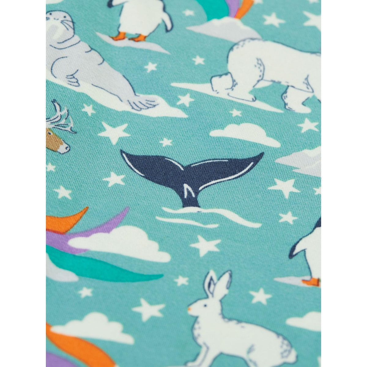 Moss Polar Aurora Libby Leggings-Frugi-Modern Rascals
