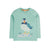 Moss / Puffin Stitch Adventure Embroidered Top-Frugi-Modern Rascals