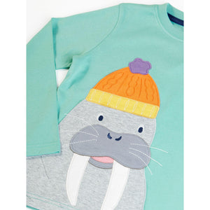 Moss / Walrus Adventure Circular Top-Frugi-Modern Rascals
