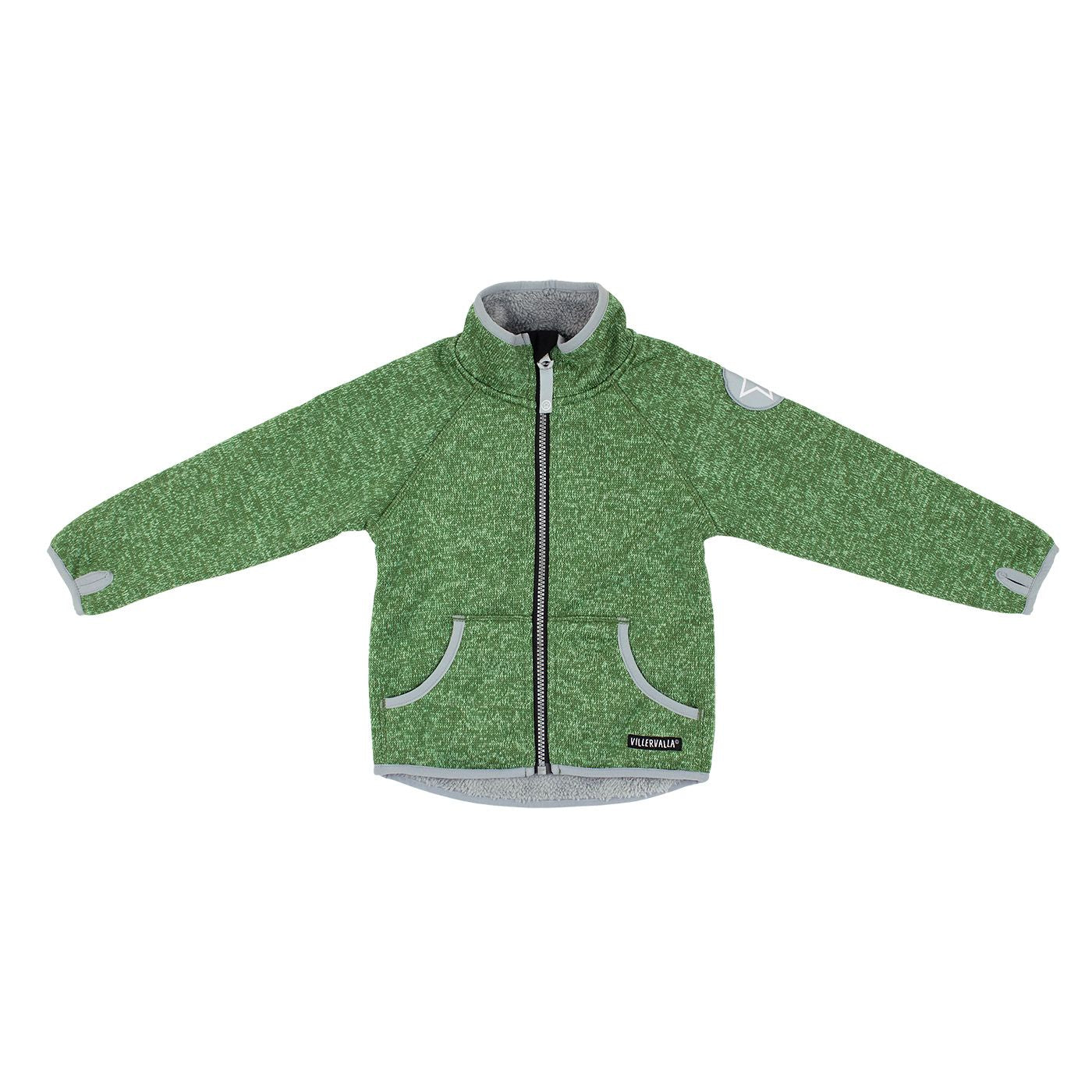 Moss/Light Moss Pile Fleece Jacket - 1 Left Size 2-3 years-Villervalla-Modern Rascals