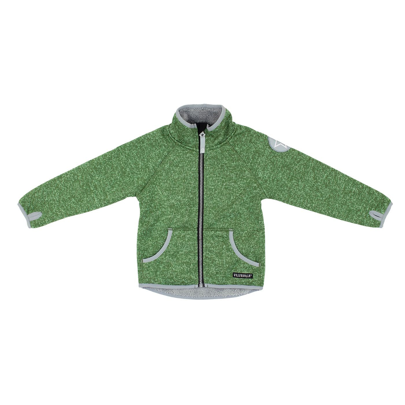 Moss/Light Moss Pile Fleece Jacket-Villervalla-Modern Rascals