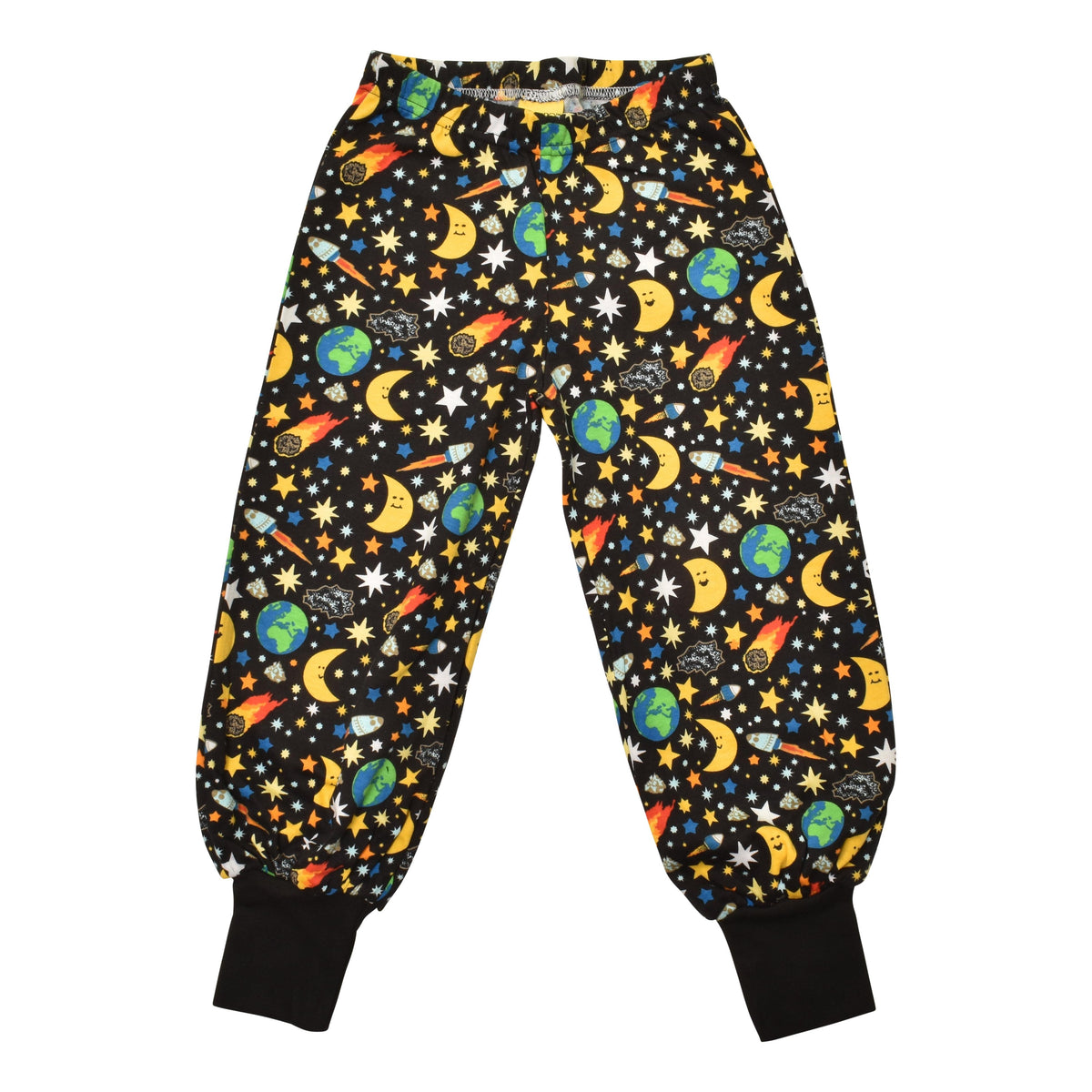 Mother Earth - Black Baggy Pants-Duns Sweden-Modern Rascals