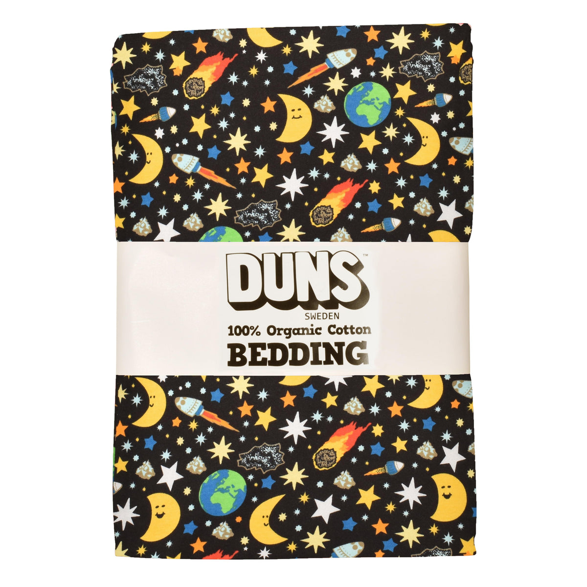 Mother Earth - Black Bedding - Duvet Cover & Pillow Case-Duns Sweden-Modern Rascals