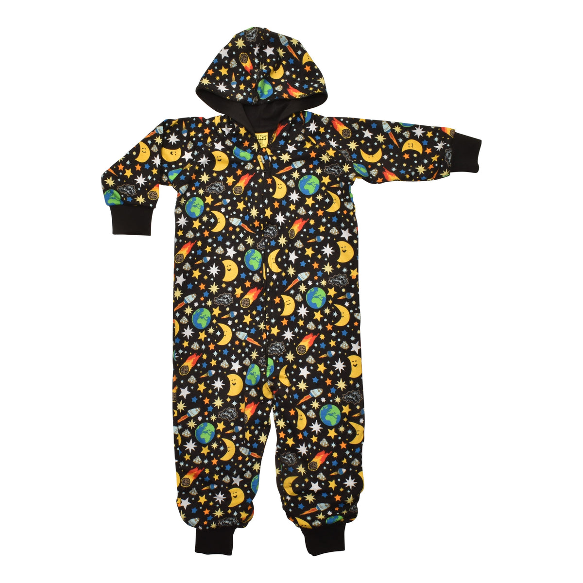 Mother Earth - Black Hooded Lined Suit-Duns Sweden-Modern Rascals