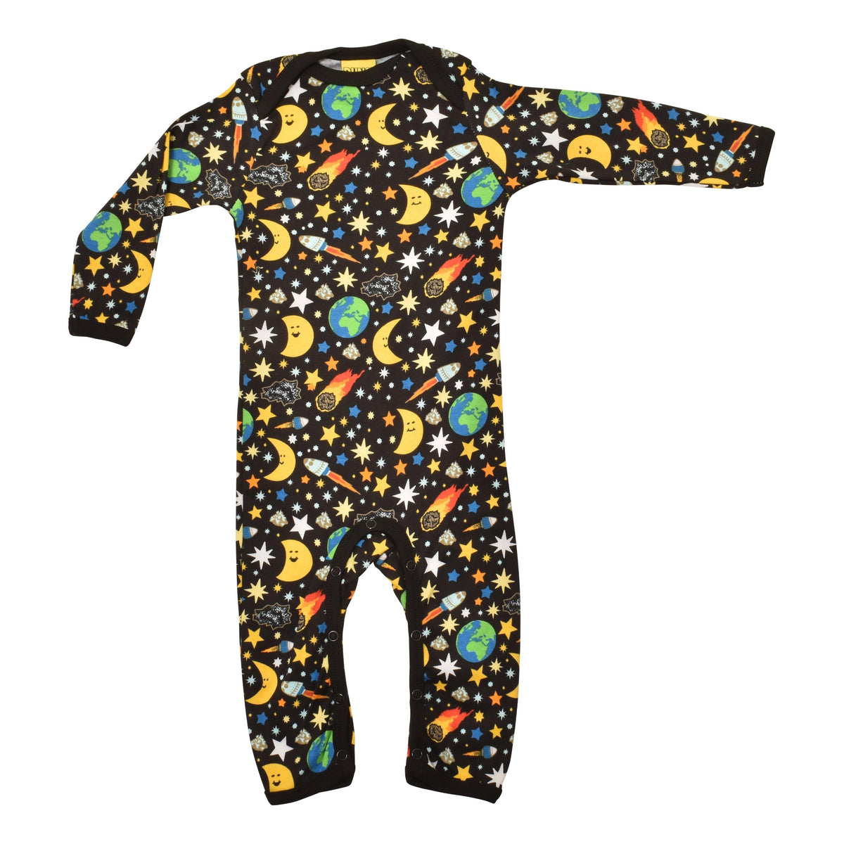 Mother Earth - Black Long Sleeve Long Legged Suit-Duns Sweden-Modern Rascals