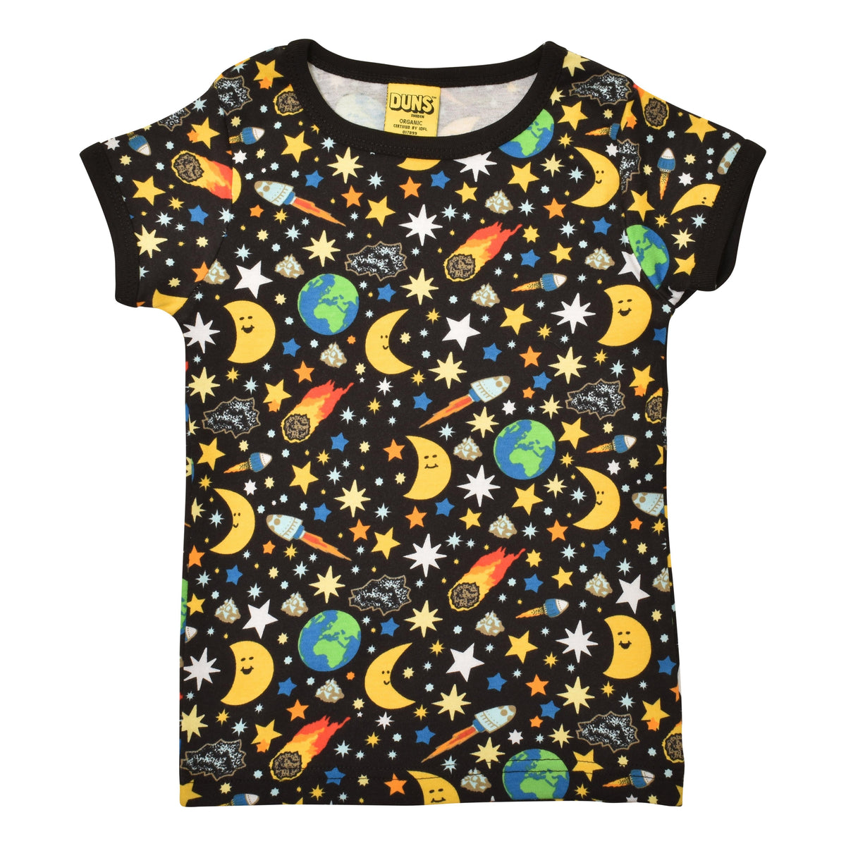Mother Earth - Black Short Sleeve Shirt-Duns Sweden-Modern Rascals