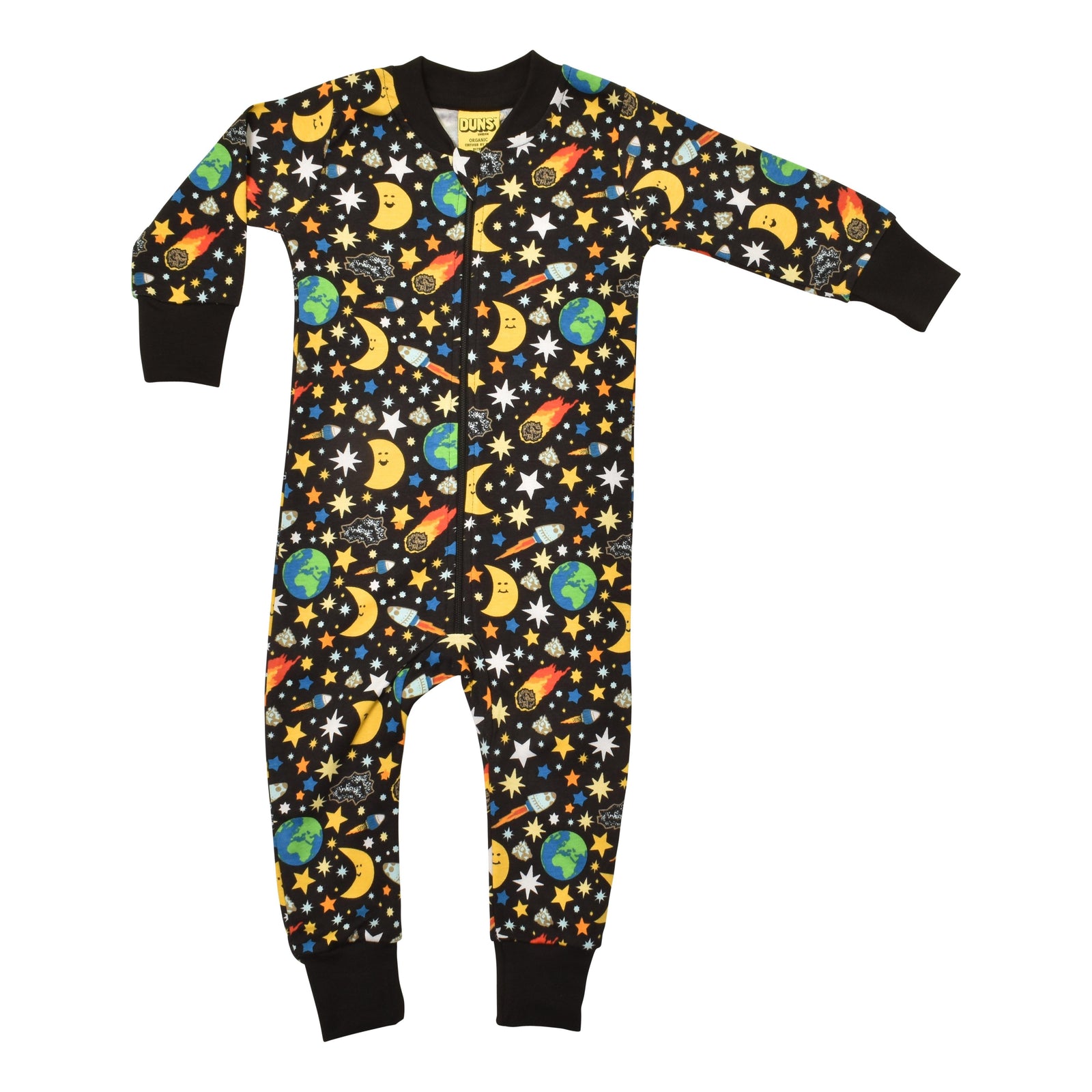 Mother Earth - Black Zippersuit-Duns Sweden-Modern Rascals