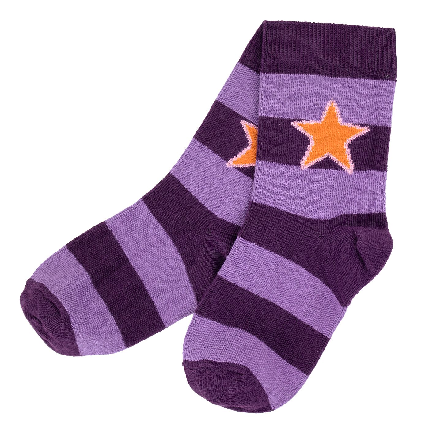 Mulberry / Lilac Multistripe Socks-Villervalla-Modern Rascals