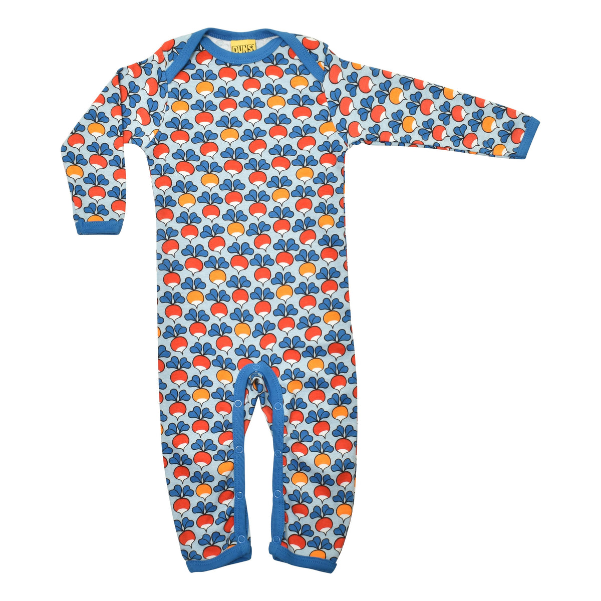 Multi Radish - Blue Long Sleeve Long Legged Suit-Duns Sweden-Modern Rascals