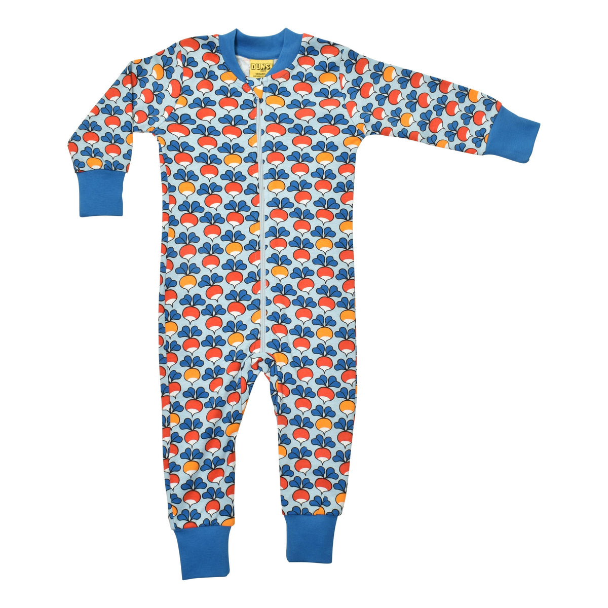 Multi Radish - Blue Zippersuit-Duns Sweden-Modern Rascals
