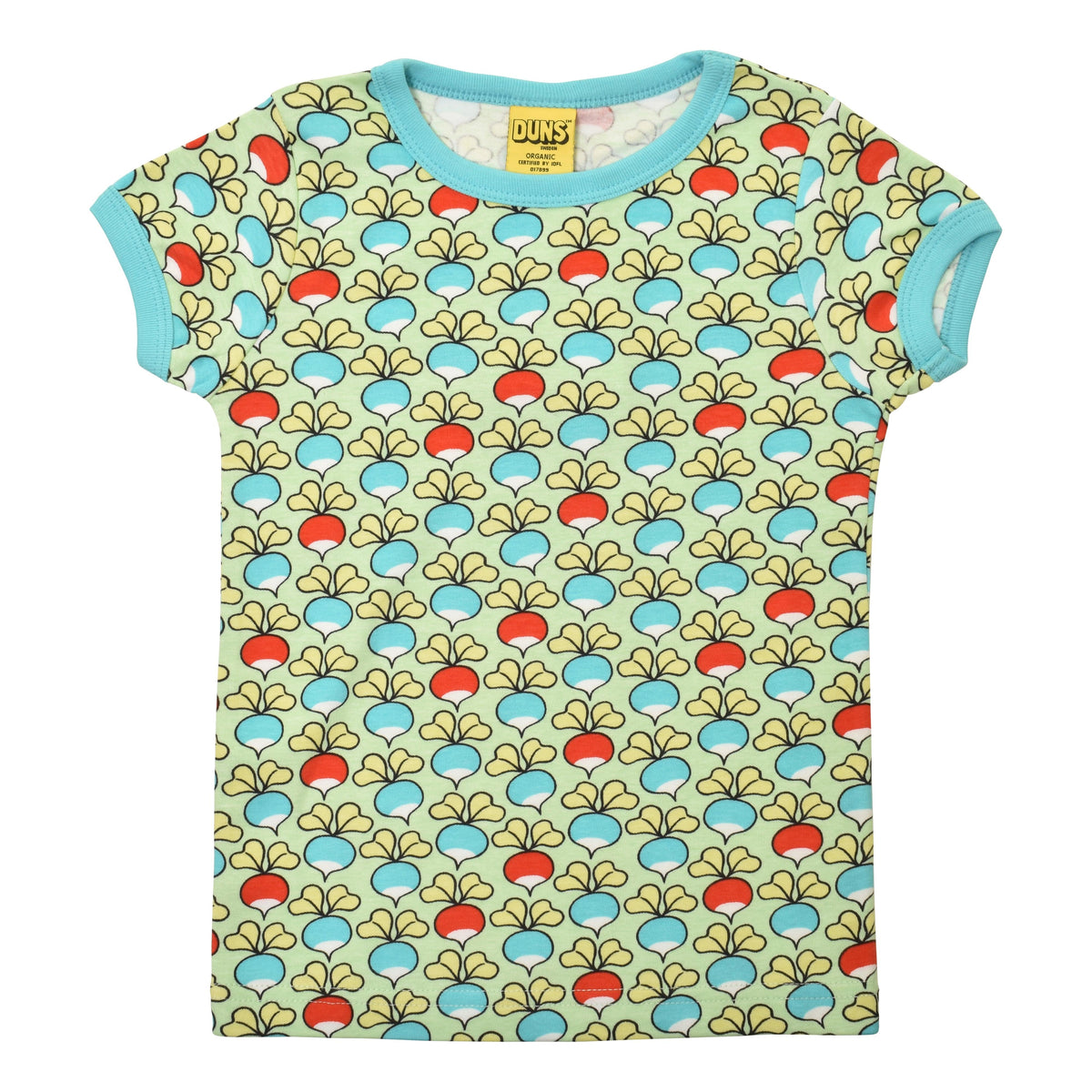 Multi Radish - Green Ash Short Sleeve Shirt-Duns Sweden-Modern Rascals