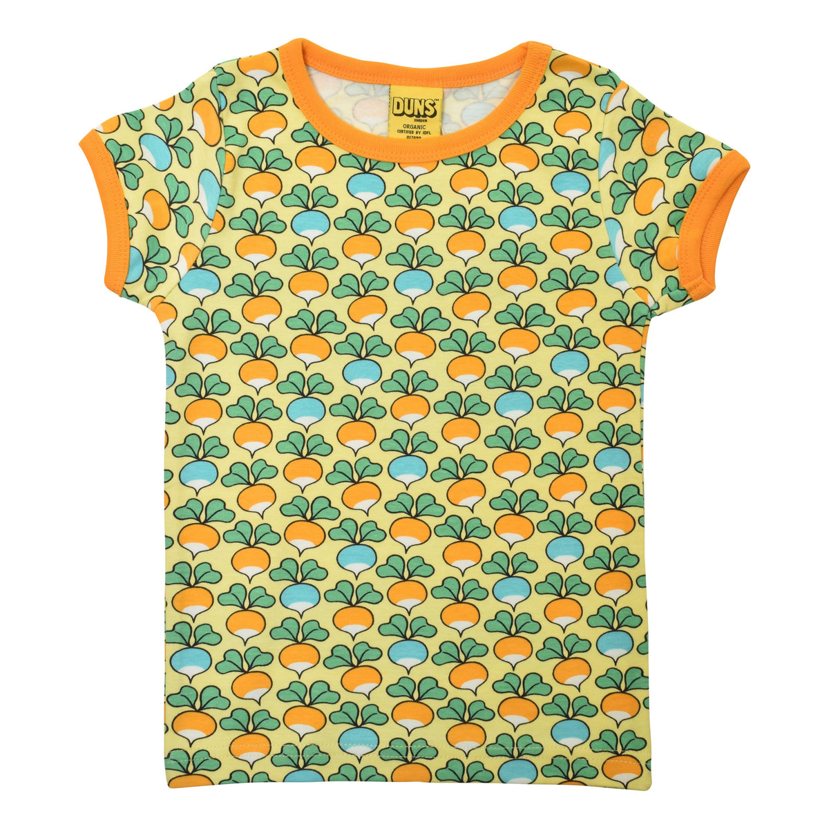 Multi Radish - Yellow Cream Short Sleeve Shirt-Duns Sweden-Modern Rascals