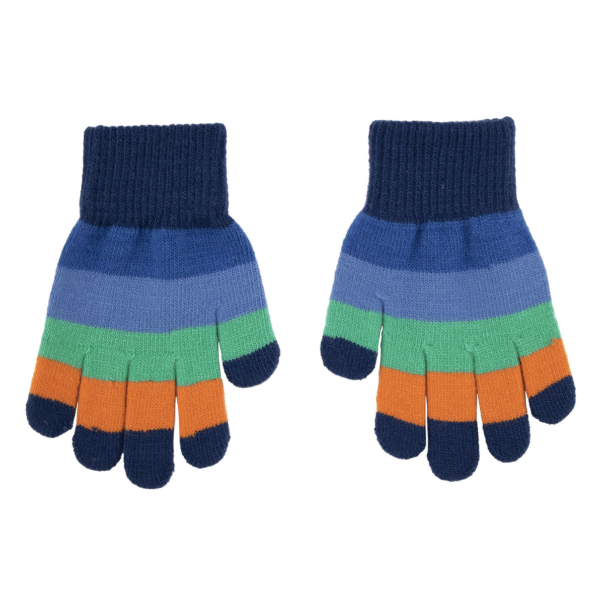 Multistripe Knit Glove - Atlas Stripe-Villervalla-Modern Rascals