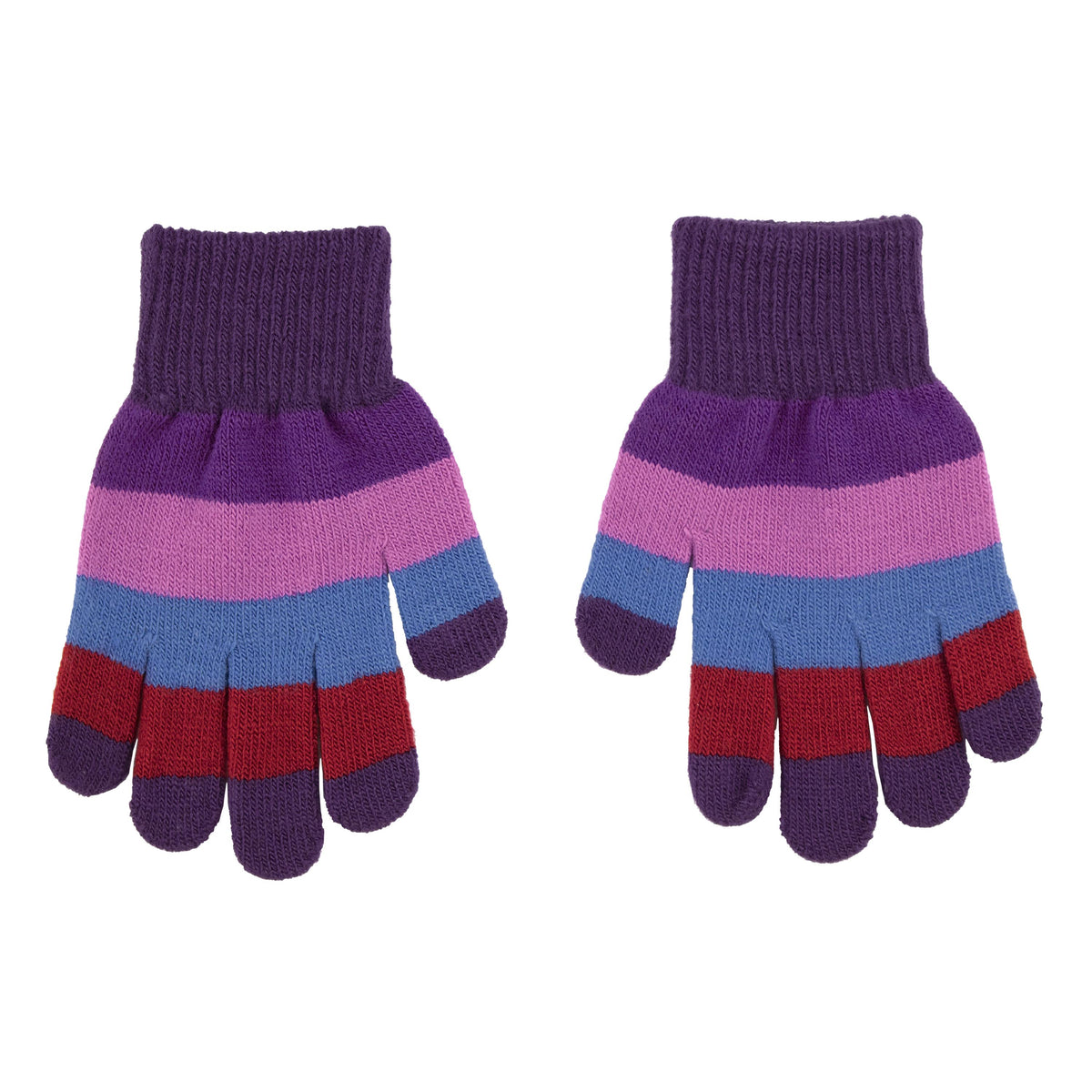 Multistripe Knit Glove - Himalaya Stripe-Villervalla-Modern Rascals