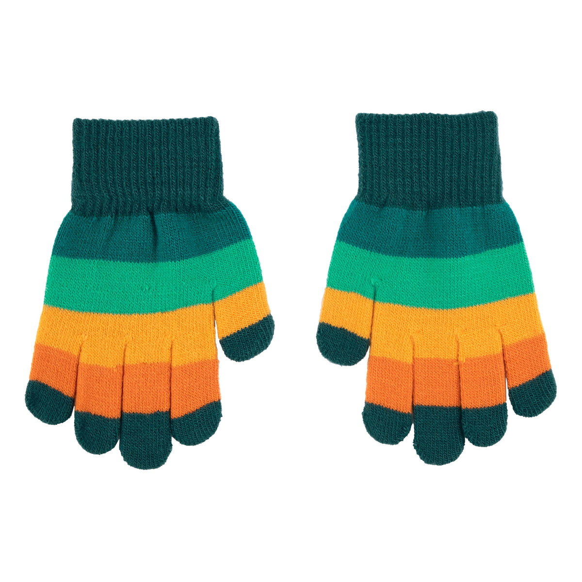 Multistripe Knit Glove - Matterhorn Stripe-Villervalla-Modern Rascals