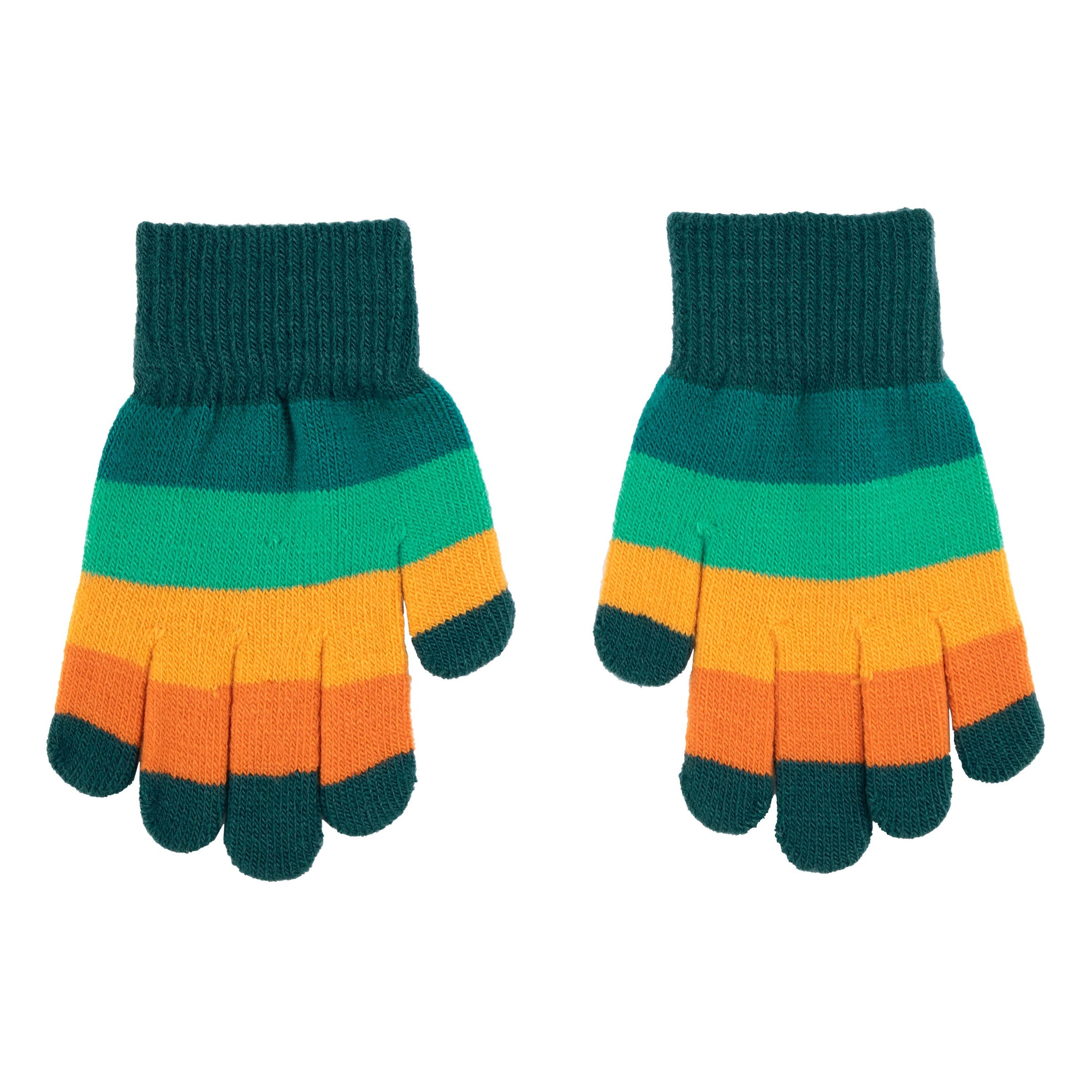 Multistripe Knit Glove - Matterhorn Stripe-Villervalla-Modern Rascals