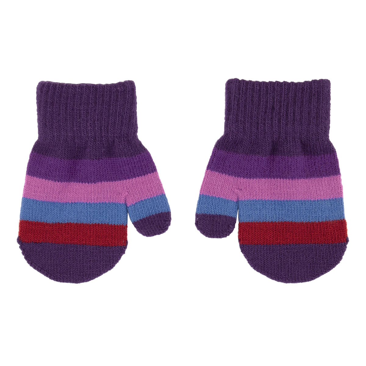 Multistripe Knit Mitten - Himalaya Stripe-Villervalla-Modern Rascals