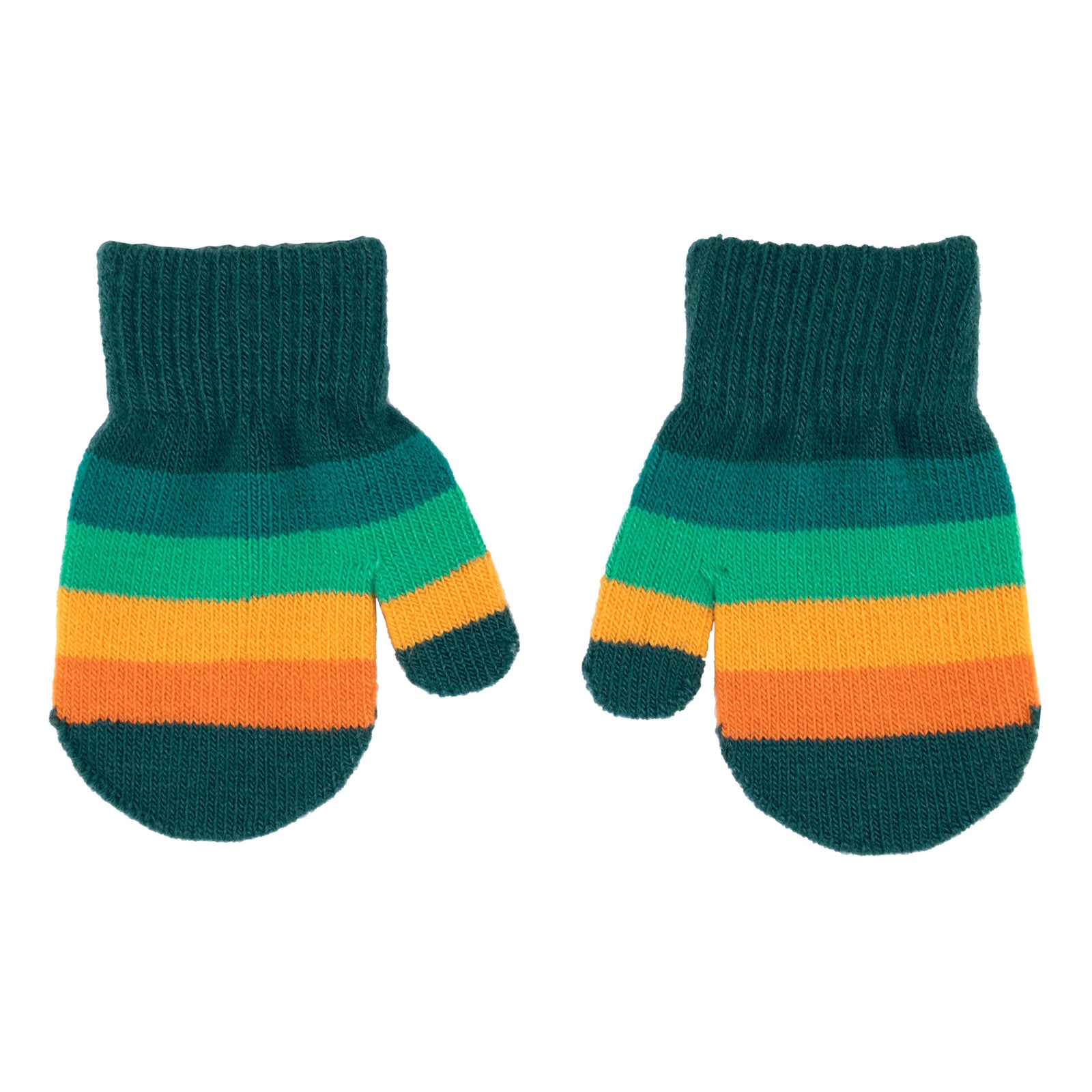 Multistripe Knit Mitten - Matterhorn Stripe-Villervalla-Modern Rascals