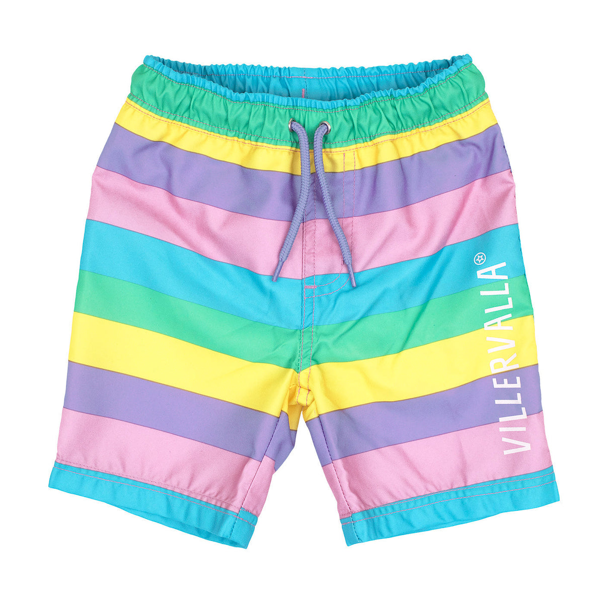 Multistripe Surf Shorts in Botanic - 2 Left Size 2-4 years-Villervalla-Modern Rascals