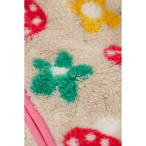Mushroom Field Zipped Ted Fleece Jacket - 1 Left Size 2-3 years-Frugi-Modern Rascals
