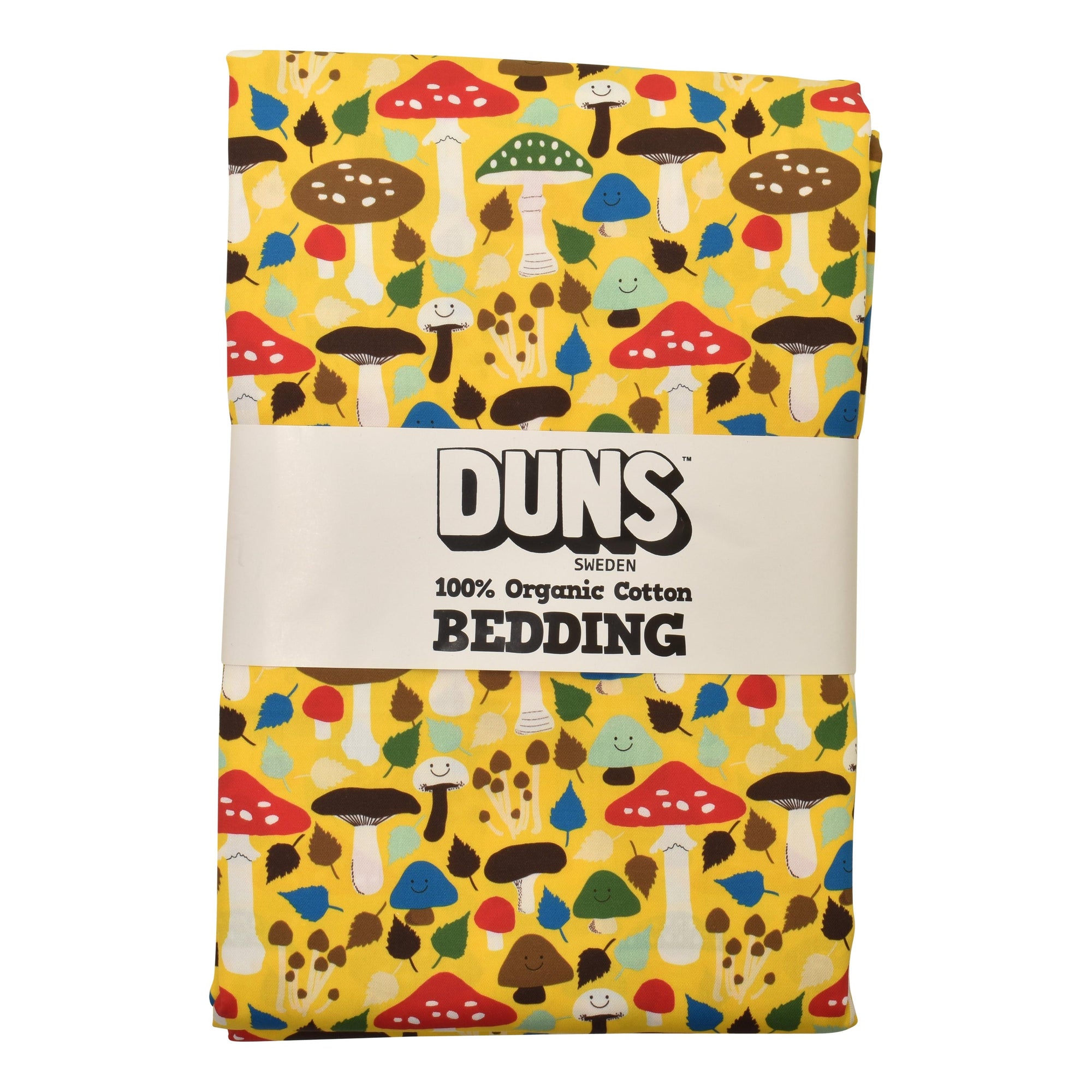 Mushroom Yellow Bedding - Duvet Cover & Pillow Case-Duns Sweden-Modern Rascals