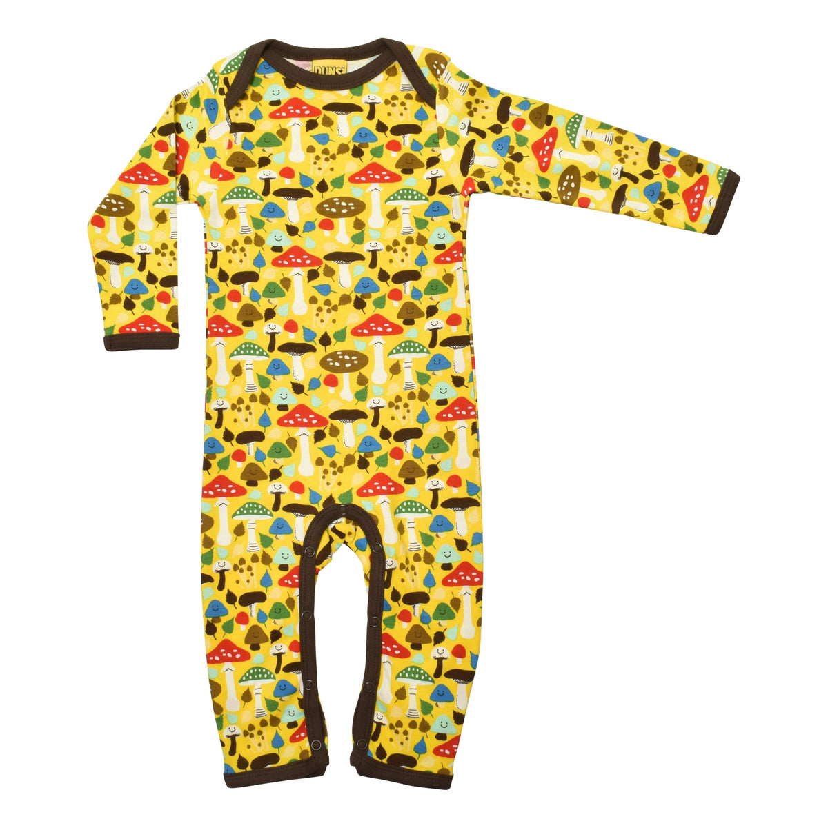 Mushroom - Yellow Long Sleeve Long Legged Suit-Duns Sweden-Modern Rascals