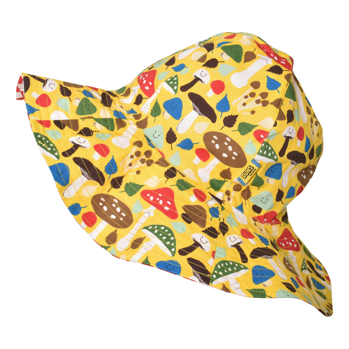 Mushroom - Yellow Woven Sunhat-Duns Sweden-Modern Rascals