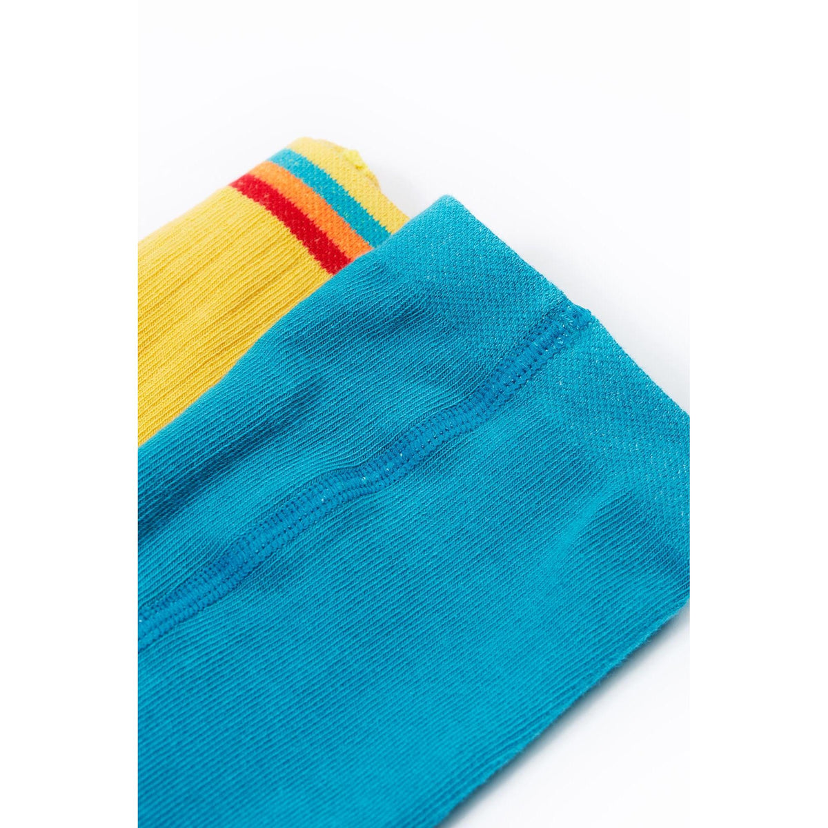 Mushroom/Bumblebee Norah Tights - 2 Pack - 1 Left Size 6-8 years-Frugi-Modern Rascals