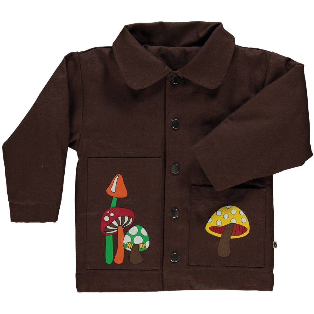 Mushrooms Canvas Jacket - 1 Left Size 9-10 years-Smafolk-Modern Rascals