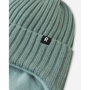 Mystinen Merino Wool Fleece Lined Beanie - Stone Green-Reima-Modern Rascals
