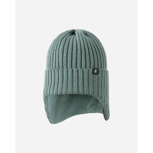 Mystinen Merino Wool Fleece Lined Beanie - Stone Green-Reima-Modern Rascals