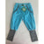 Naperonuttu - Blue Velour Pants with Marled Grey Rib-Warehouse Find-Modern Rascals