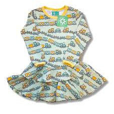 Naperonuttu Train Long Sleeve Dress in 8-10 years / 140cm-Warehouse Find-Modern Rascals