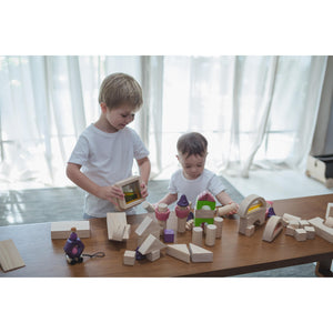 Natural Unit Blocks - 50 pieces-PlanToys-Modern Rascals